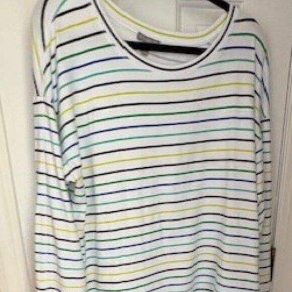 Talbot Striped Sweatshirt Size 1X - Picture 2 of 2